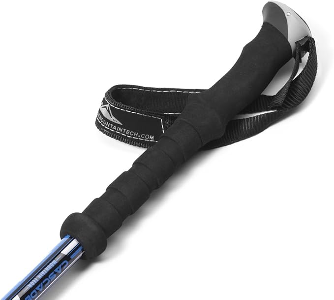Cascade Mountain Tech Lightweight Aircraft-Grade Aluminum Trekking Poles with Extended Down Grip Plus Tip Kit - Image 2